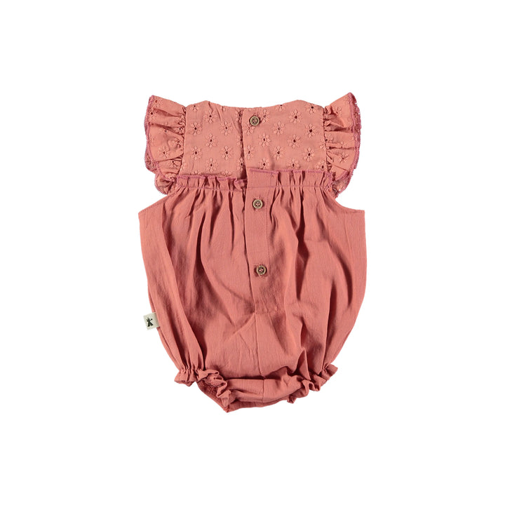 Pagliaccetto in cotone rosa antico