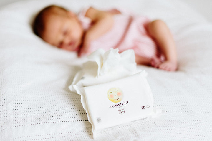 Salviette baby 20pz, 100% biodegradabili | Linea Mamma Baby