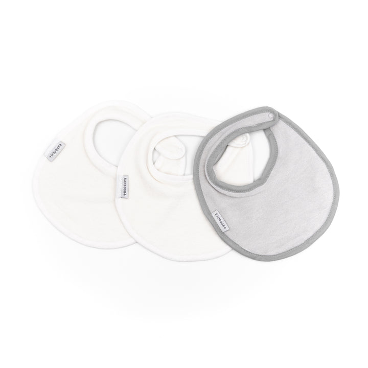 Organic bamboo terry bibs, Set of 3