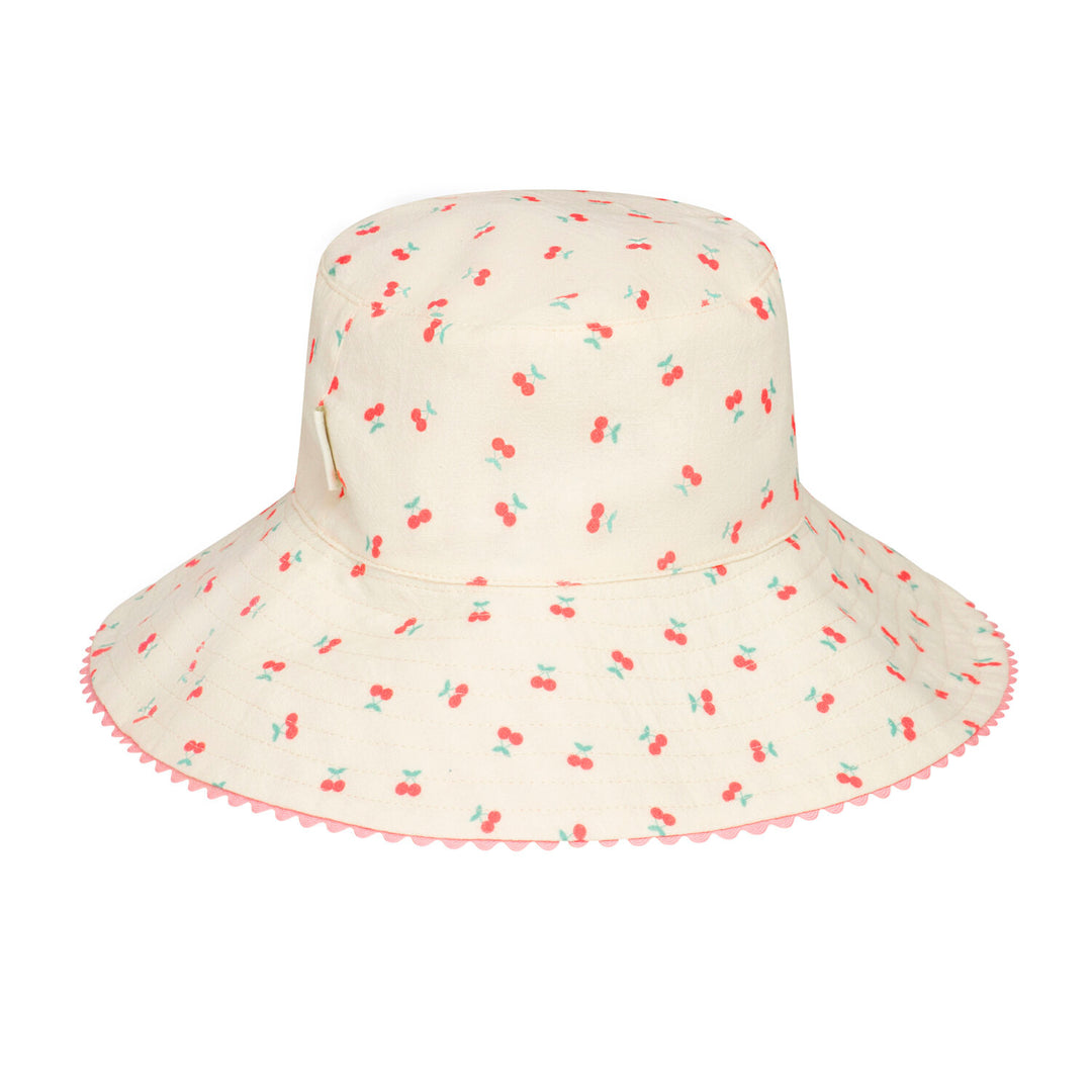 Cappello da sole reversibile, Ciliegie (3-6 anni)