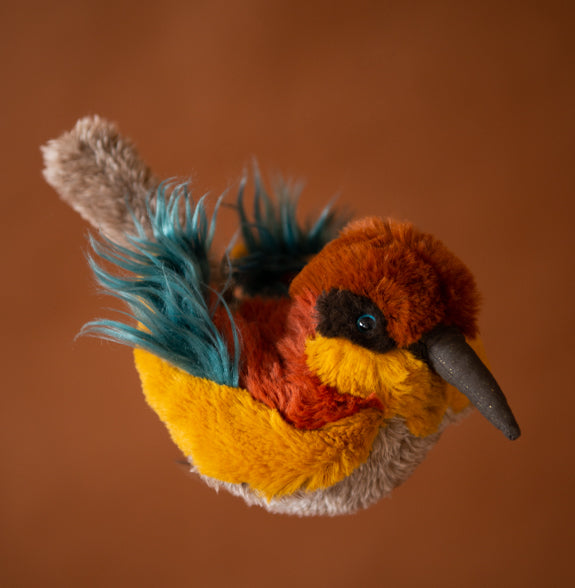 Bee-eater bird plush toy