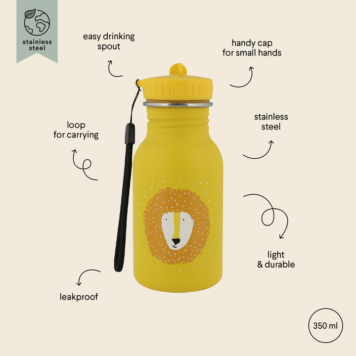 Stainless steel water bottle 350ml, Leone