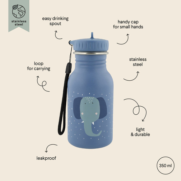 Stainless steel water bottle 350ml, Elephant