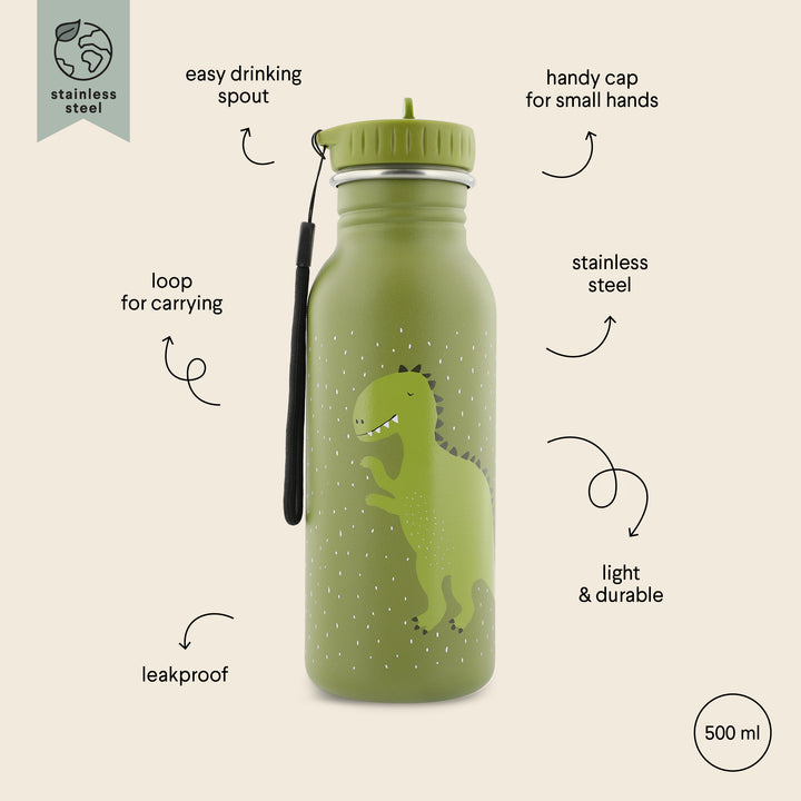 Borraccia acciaio inox 500ml, Dinosauro