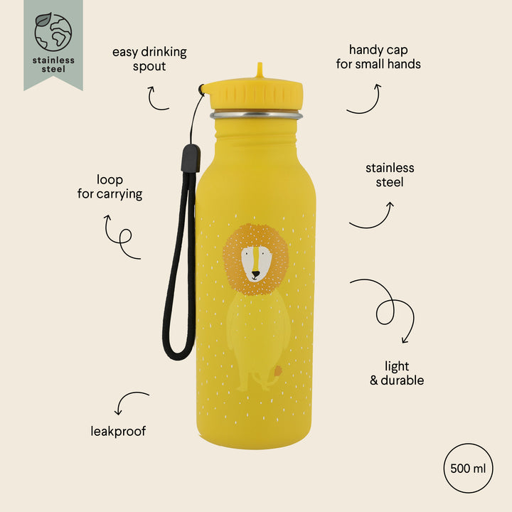 Stainless steel water bottle 500ml, Leone