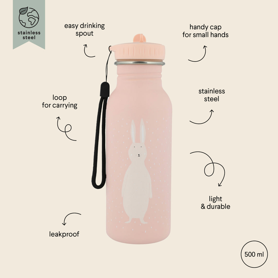 Stainless steel water bottle 500ml, Rabbit