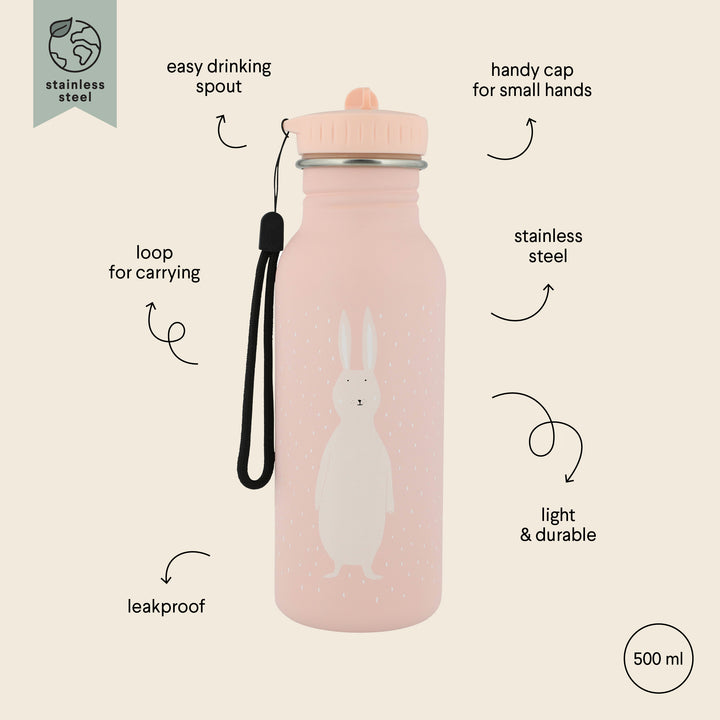 Stainless steel water bottle 500ml, Rabbit