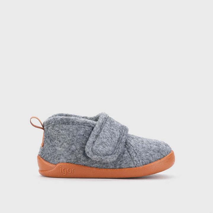 Barefoot Concept Slippers, Caramel Grey