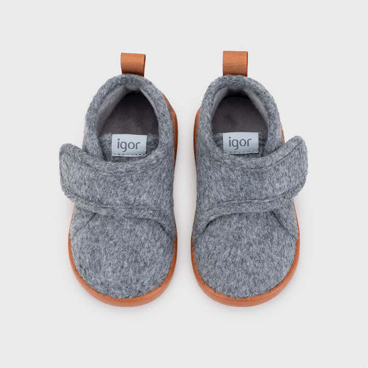 Barefoot Concept Slippers, Caramel Grey