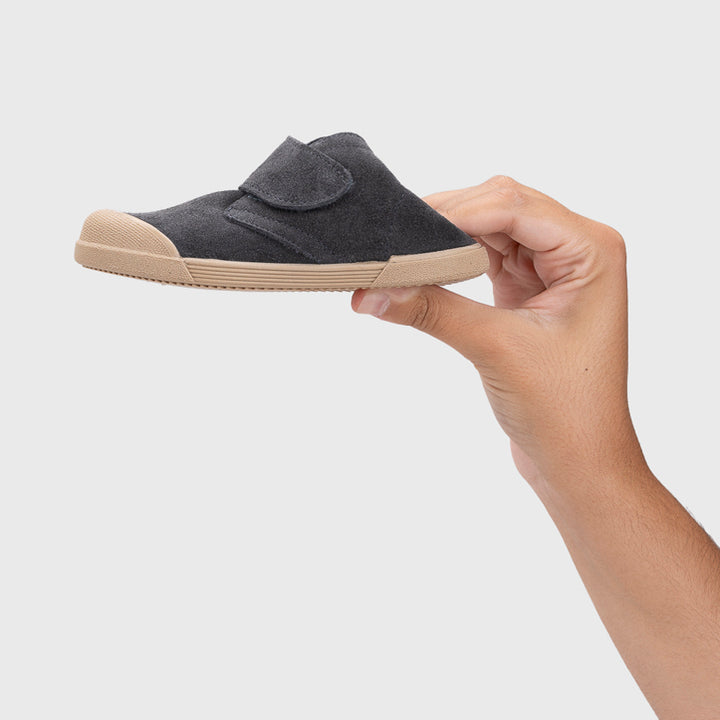 Leather shoe barefoot concept, Tui Anthracite
