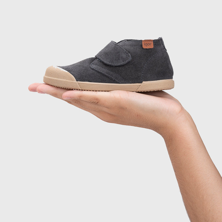 Leather shoe barefoot concept, Tui Anthracite
