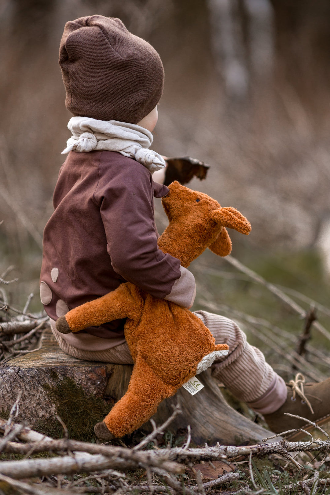 Peluche cuscino termico Cervo piccolo | Senger Naturwelt