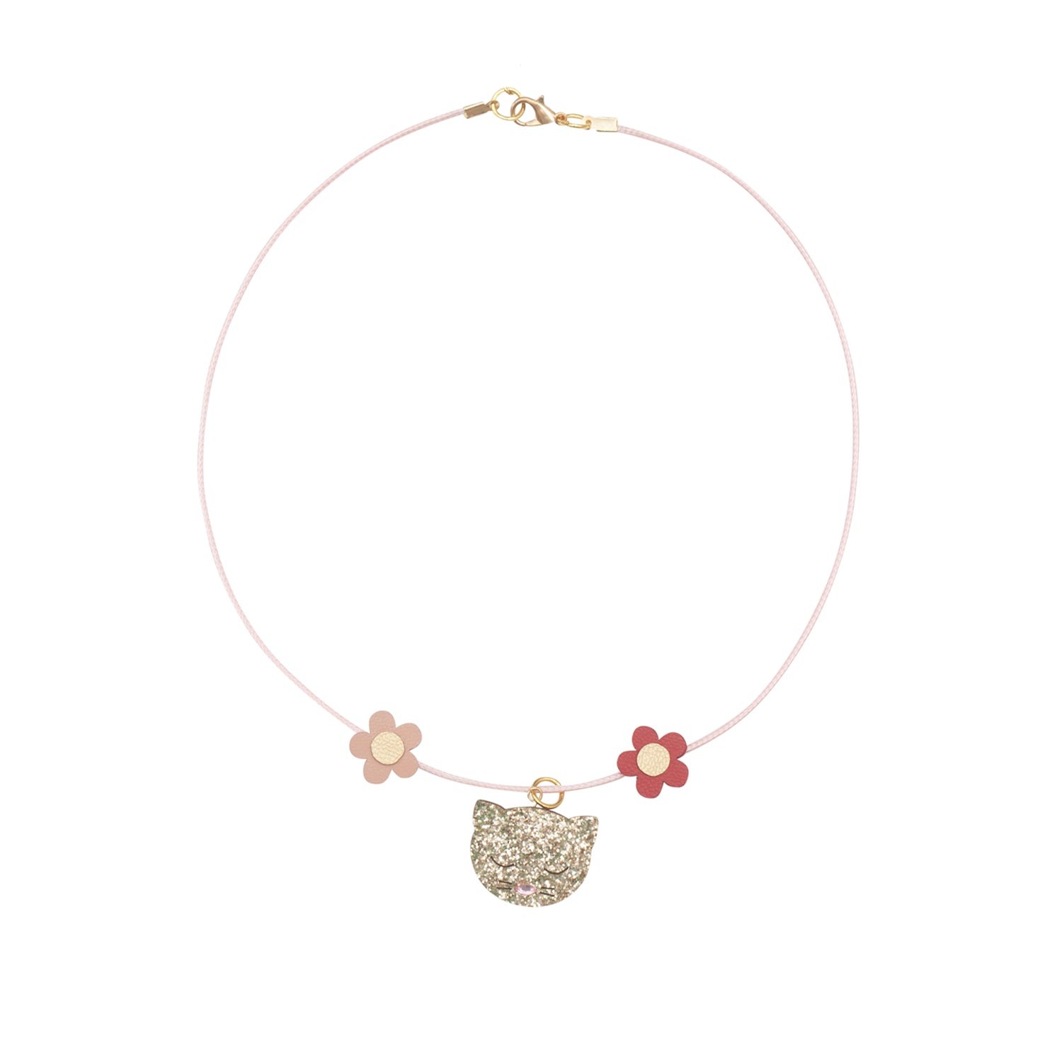 Collana Gatto glitter