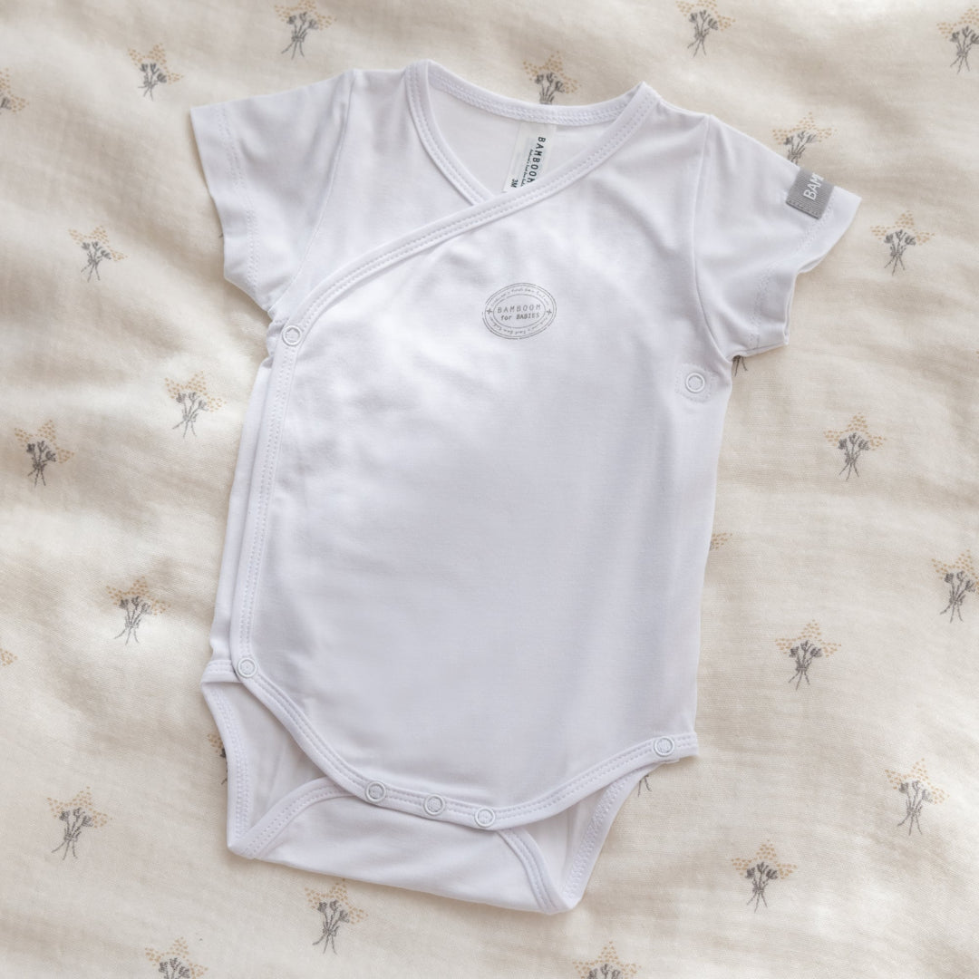 Body maniche corte in bambù bio, Set di 2 Rosa | Bamboom
