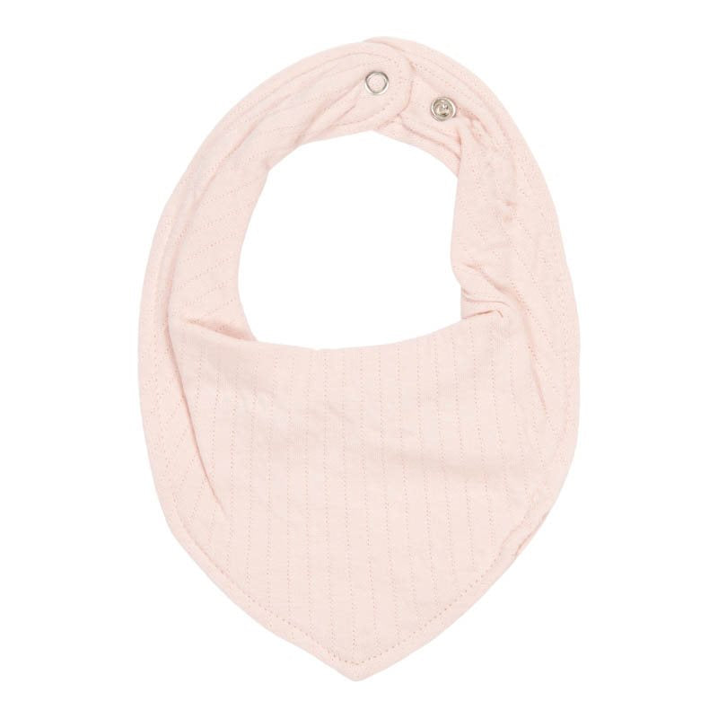 Bavaglino bandana cotone, Pure soft pink | Little Dutch