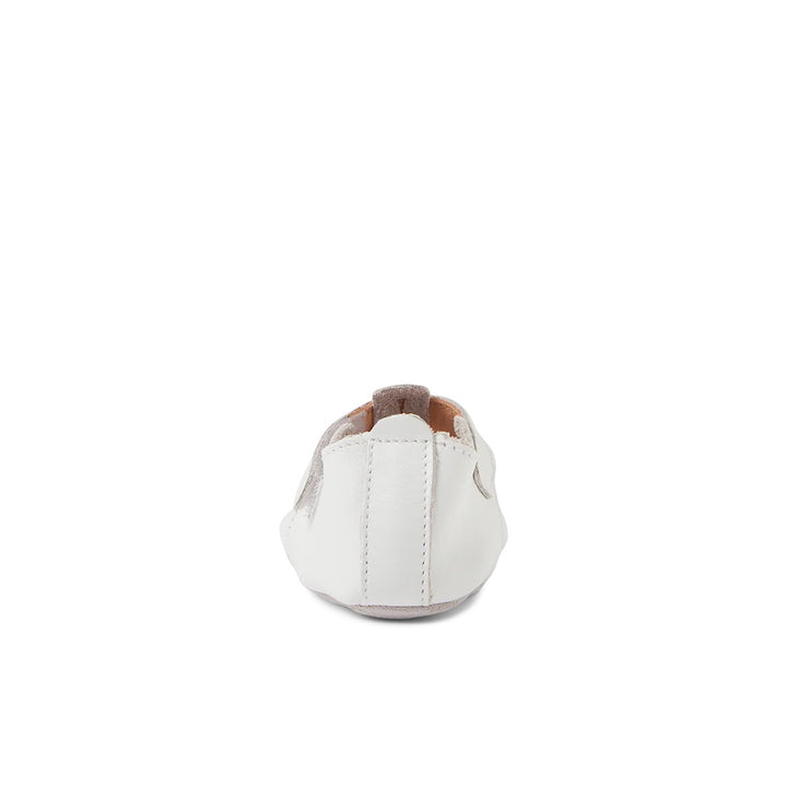 Babbucce in pelle morbida, Daisy bianco