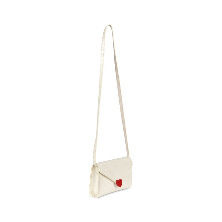 Borsa a tracolla con glitter, Cuore