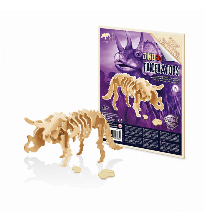 Dinosauri 3d in legno da montare | Buki France