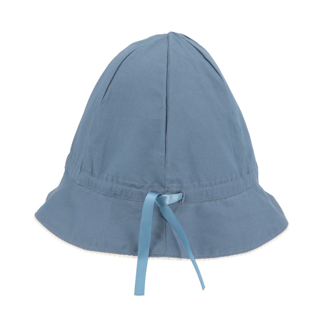 Adjustable Cotton Sun Hat, Deep Blue