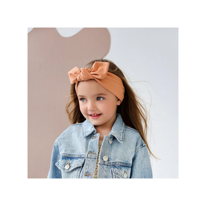 Apricot baby headband