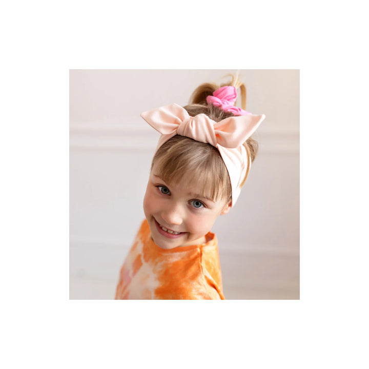 Light peach baby hair band
