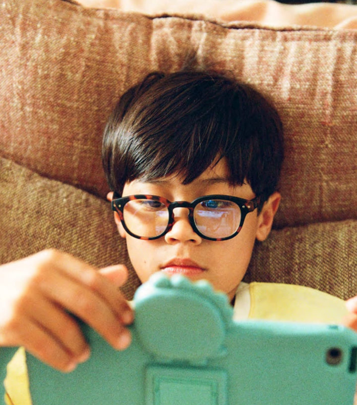 Screen glasses 5-10 years, Blue tortoise 