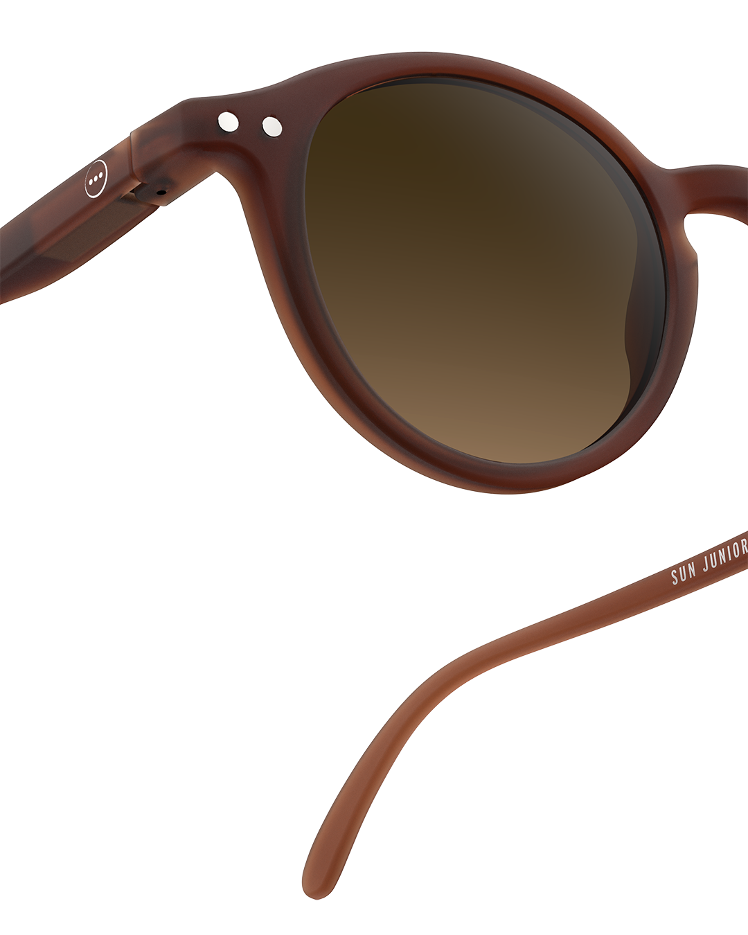 Polarized and flexible sunglasses 5-10 years, Iconic Mahogany