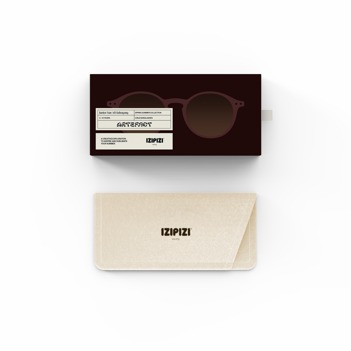 Polarized and flexible sunglasses 5-10 years, Iconic Mahogany