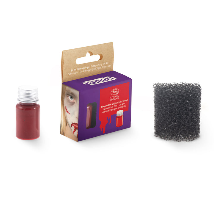 Fake Blood Kit with Sponge, Halloween