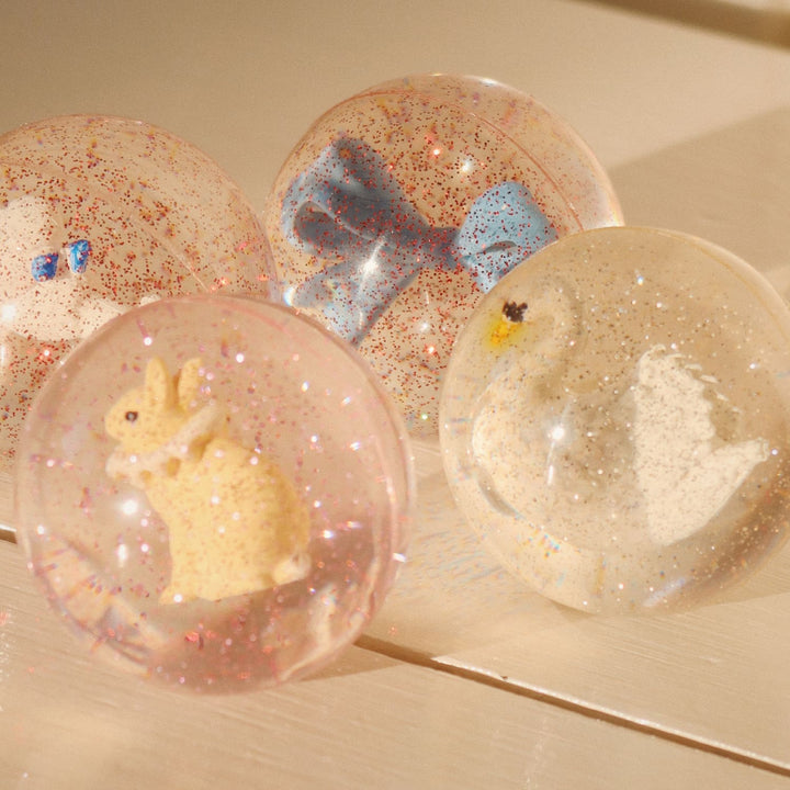 Bouncing Ball, Set of 2 - Swan and Cherry