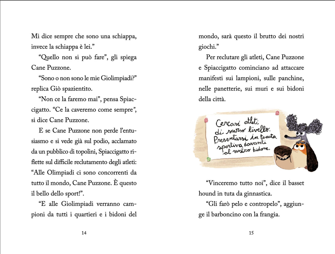Libro Cane Puzzone alle Olimpiadi