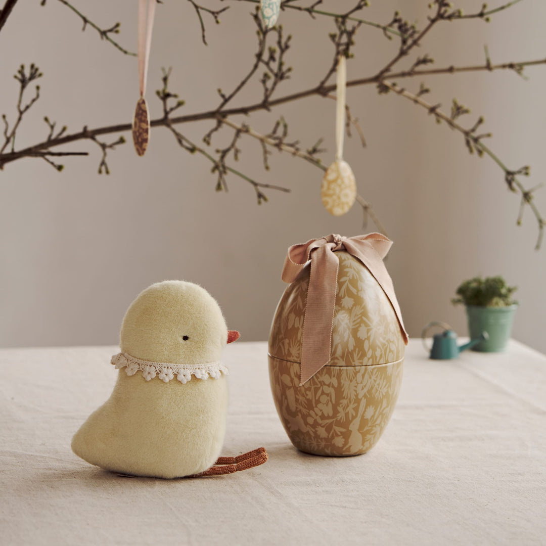 Easter egg with chick
