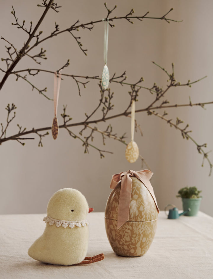 Ornamento uovo di Pasqua, Rami - Blu