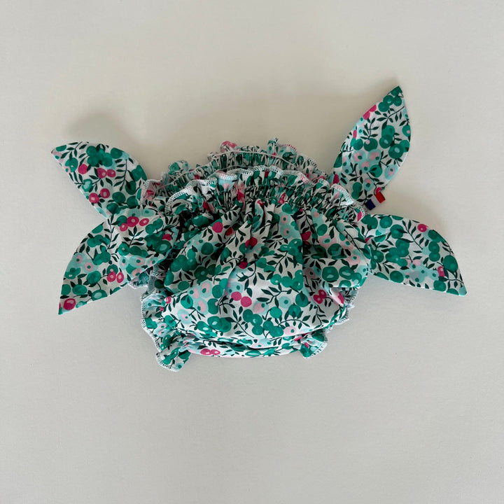 Costume da bagno liberty in cotone Wiltshire emeraude