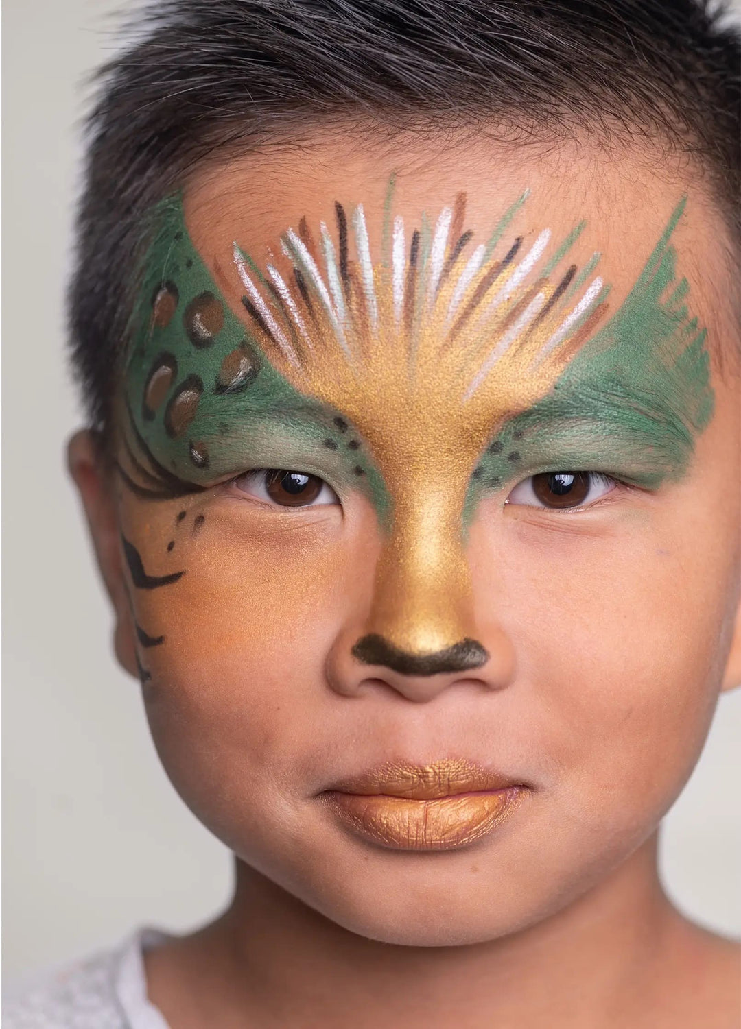 Organic Face Painting Pencils for Kids 6 Colors, Wildlife