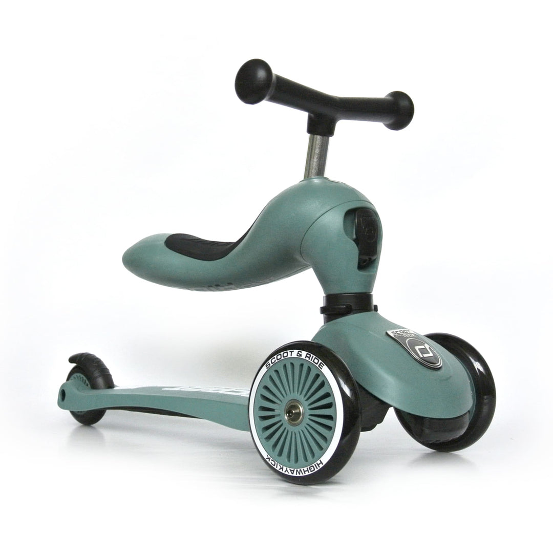 Highwaykick 1 2-in-1 Transforming Scooter, Forest