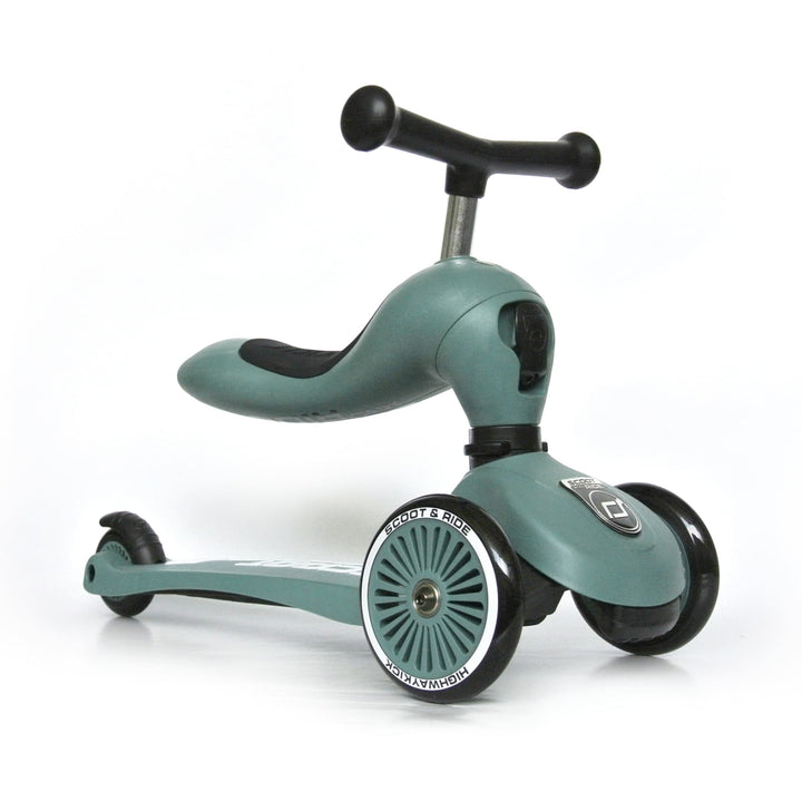 Highwaykick 1 2-in-1 Transforming Scooter, Forest