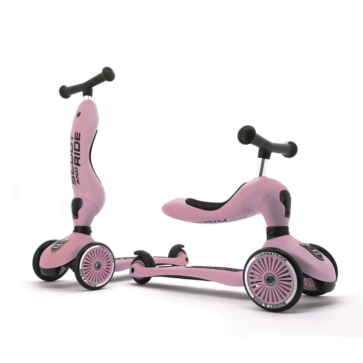 Highwaykick 1 2-in-1 Transforming Scooter, Pink