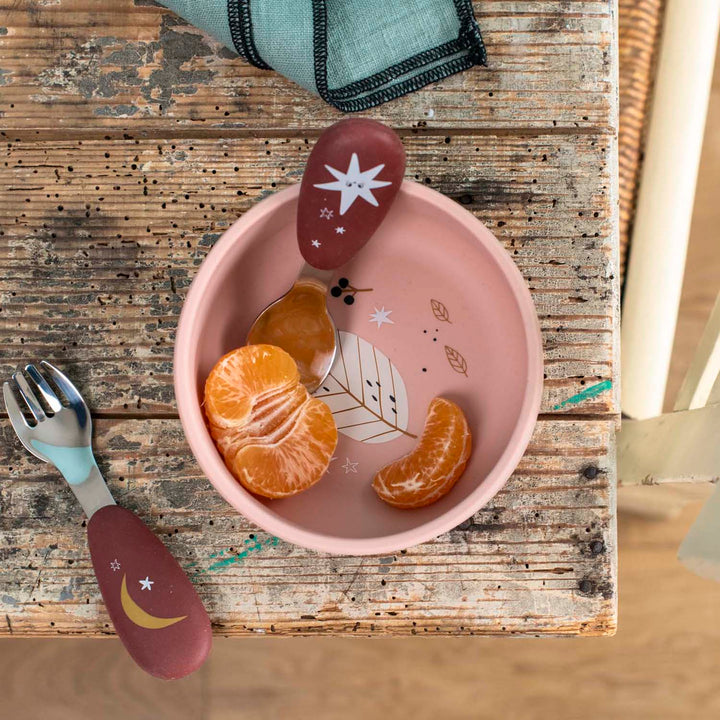 Silicone and stainless steel cutlery set, Après la pluie