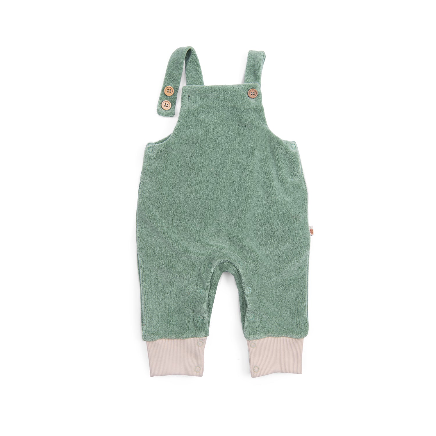 Moulin Roty | Salopette in spugna verde, Ignace