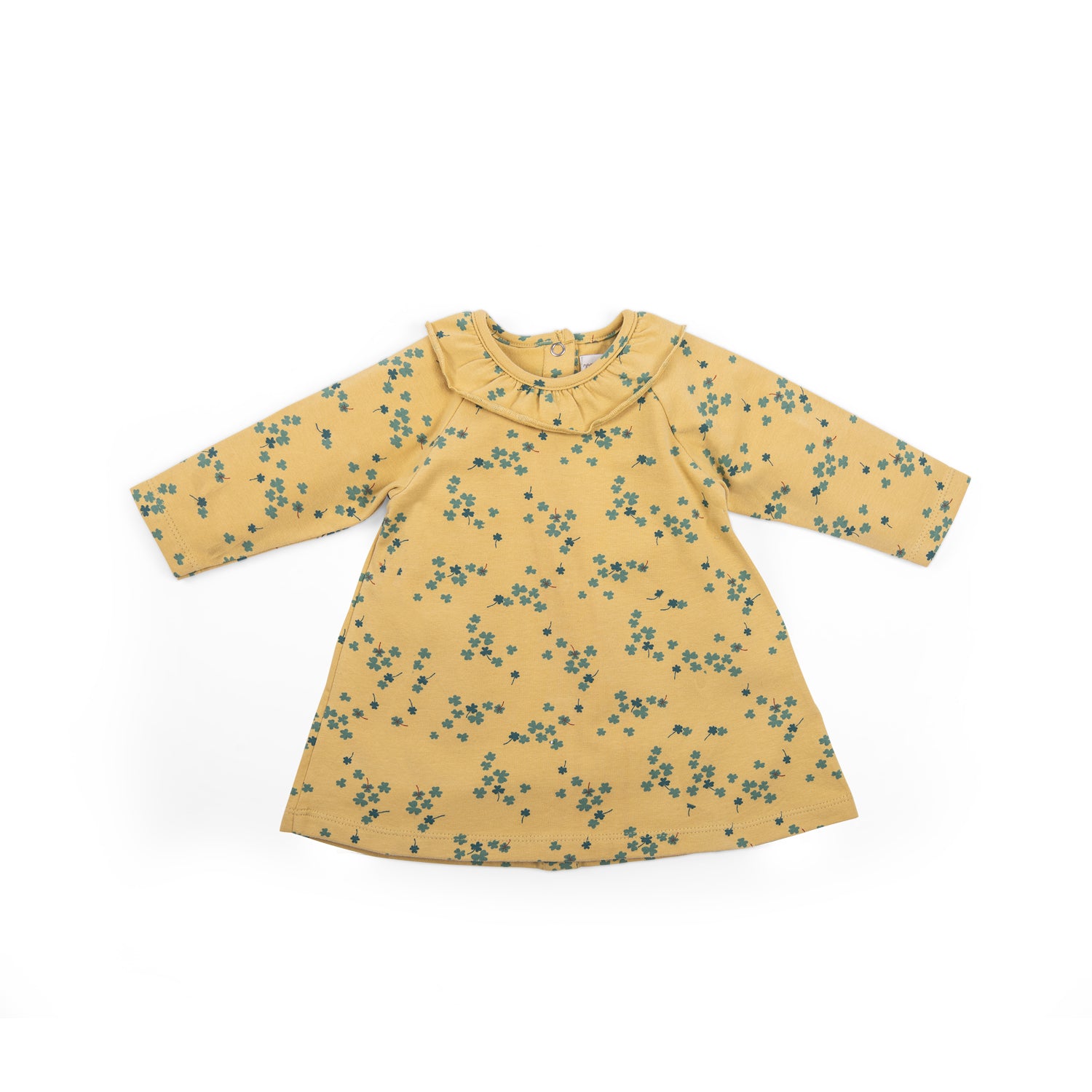 Dress in warm clover cotton Ines