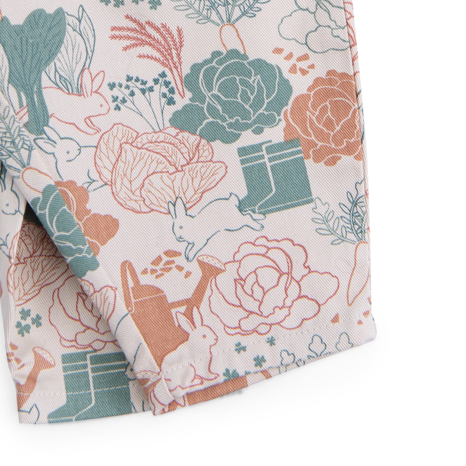 Moulin Roty | Pantaloni in cotone bio stampa orto, Iroise