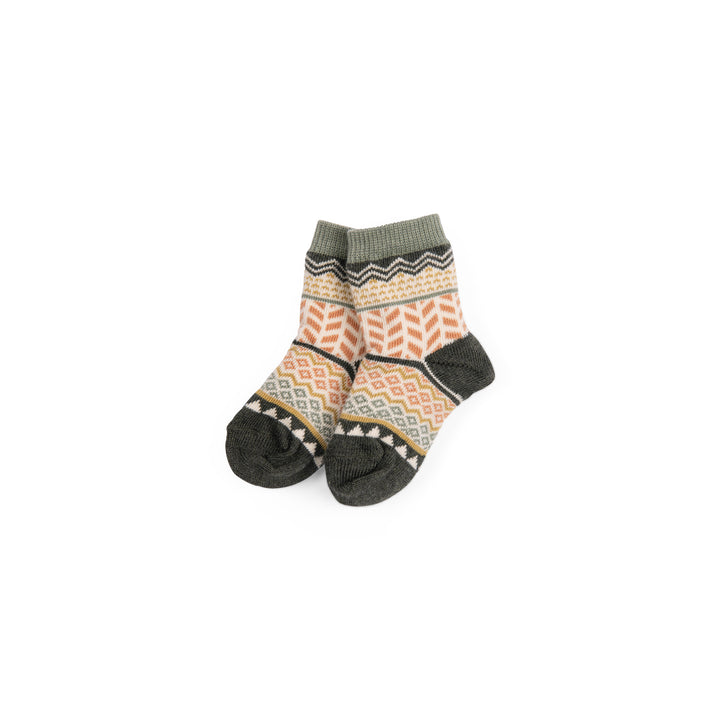 Moulin Roty | Calzini bambini jacquard multicolore 0-36 mesi, Ivoire