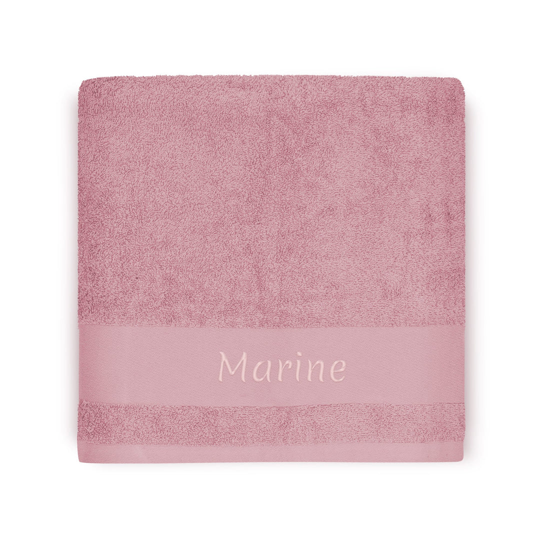 Asciugamano personalizzabile 50 x 100 Rosa, Oiseau Bateau