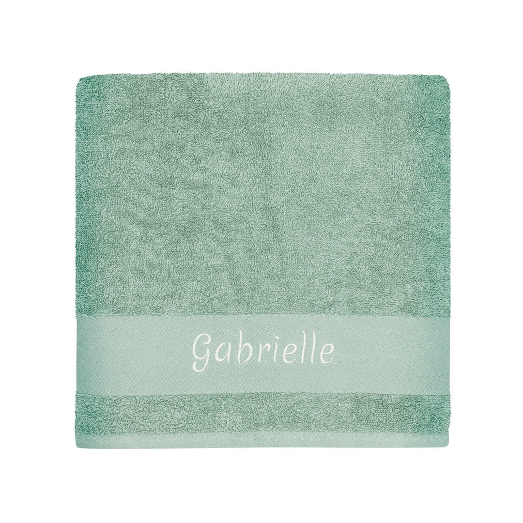 Asciugamano personalizzabile 50 x 100 Verde, Oiseau Bateau