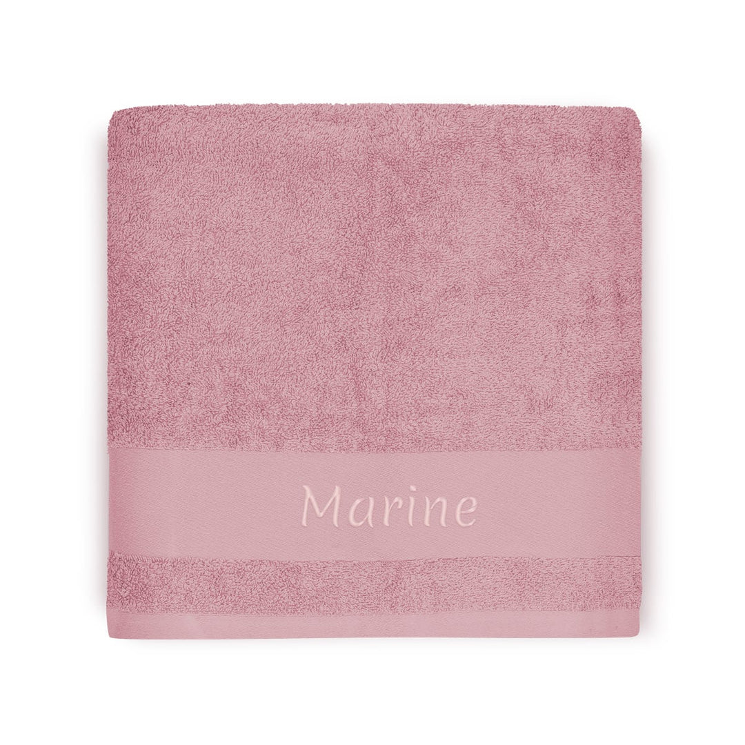 Asciugamano personalizzabile 70 x 140 Rosa, Oiseau Bateau