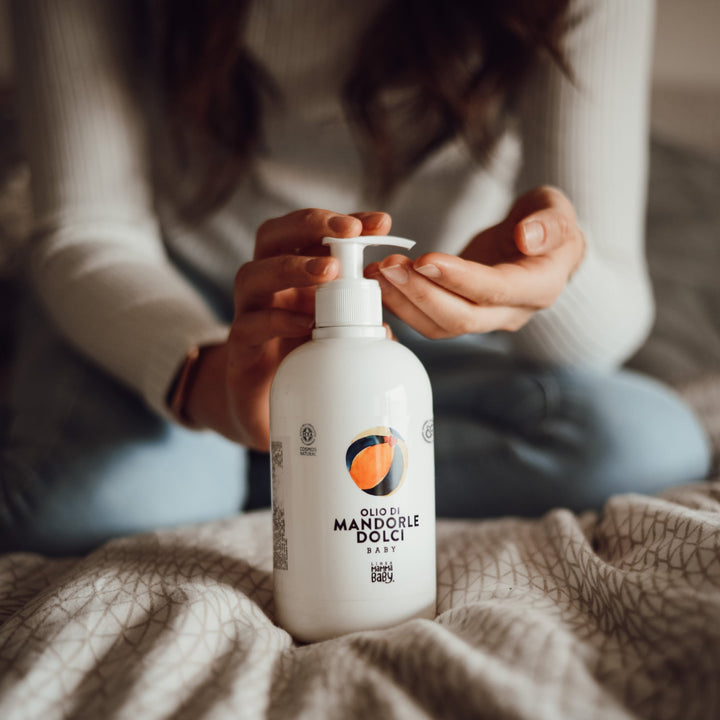 Olio di mandorle dolci, 500ml | Linea Mamma Baby - Made in Italy