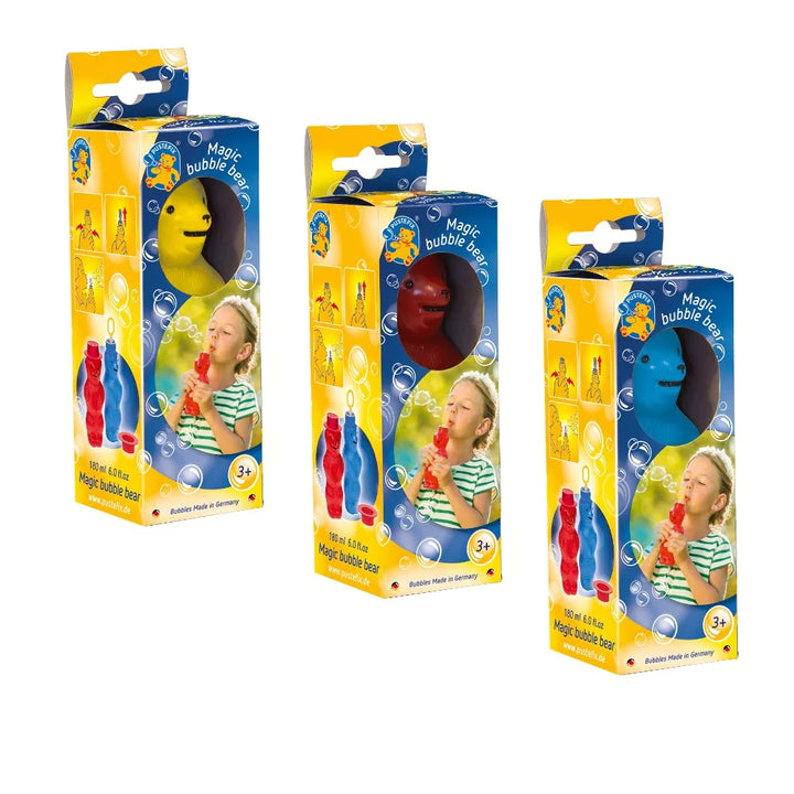 Magic soap bubble bear