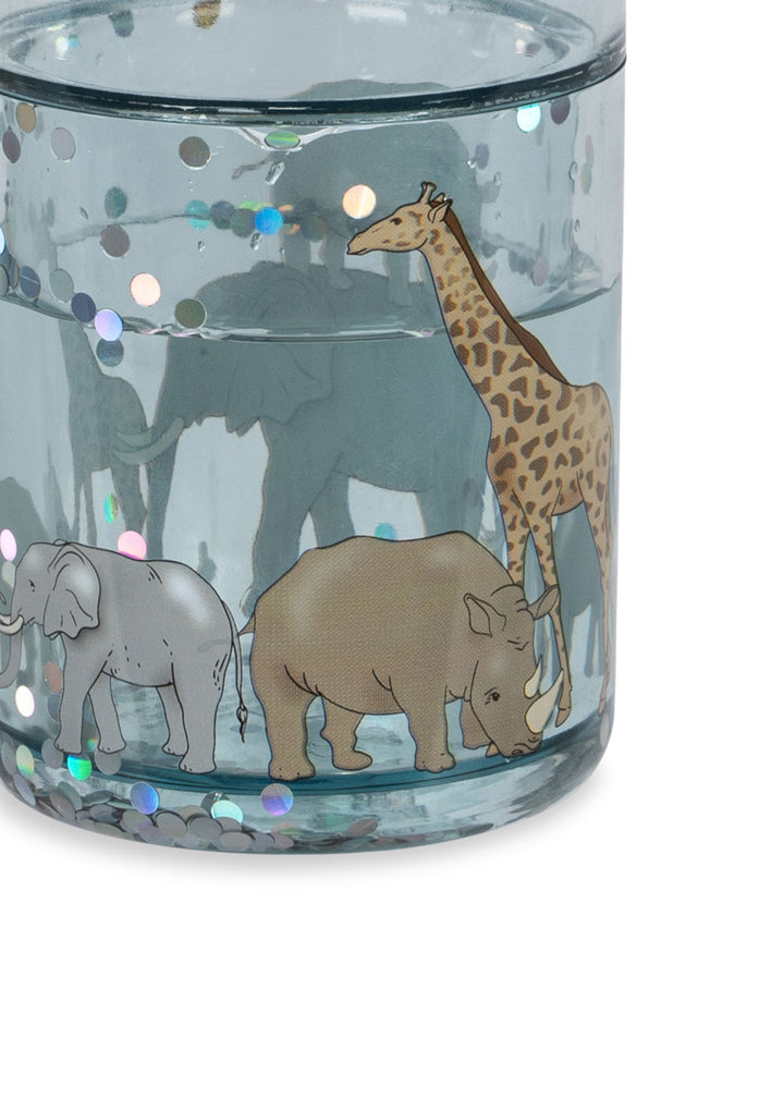 Bicchieri glitter safari, 2pz | Konges Sløjd