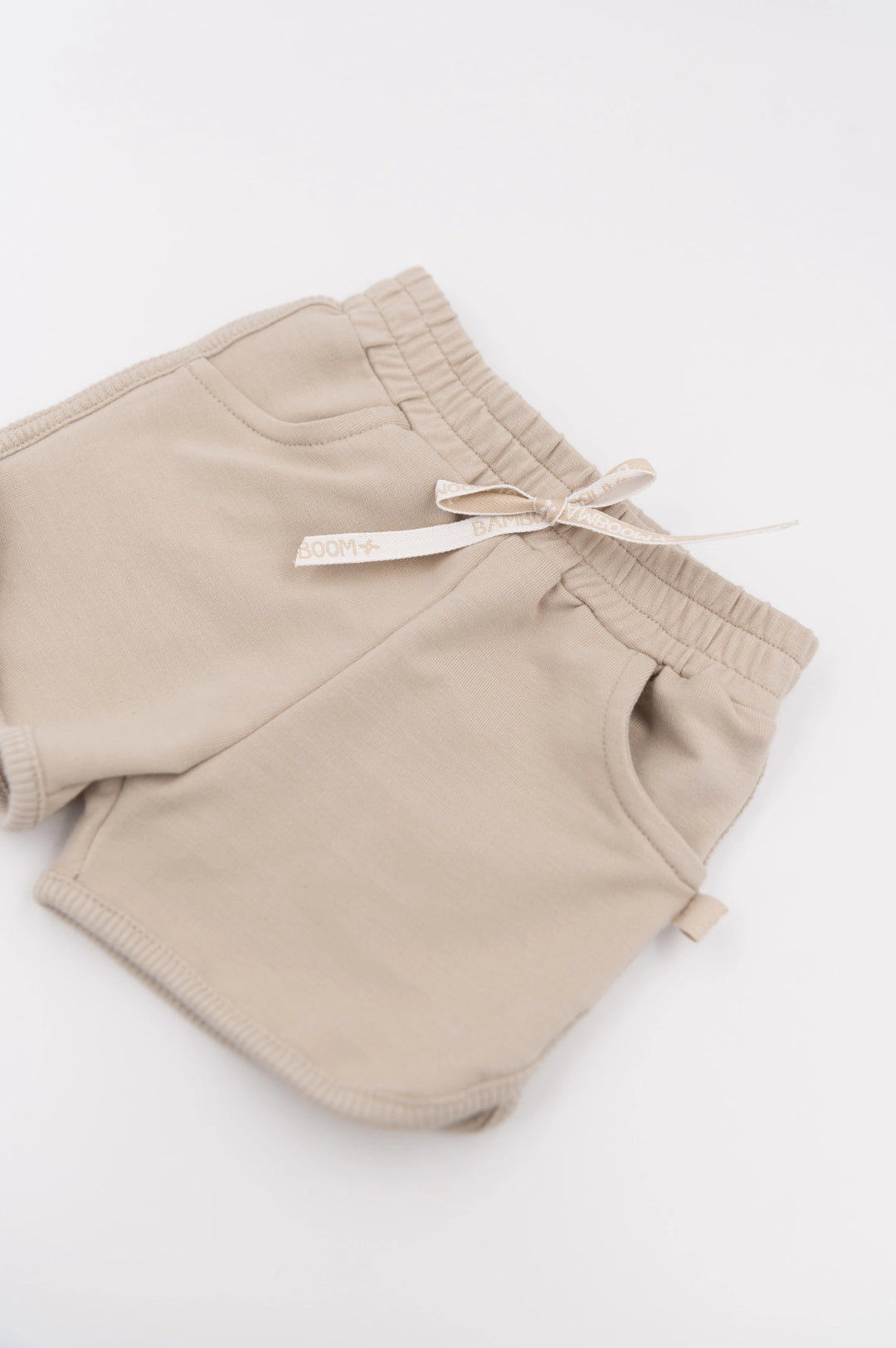 Pantaloncino in bambù cotone bio, Sabbia